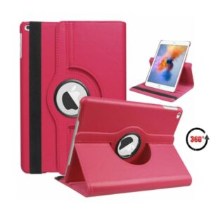 iPad 9/8/7 Hoes - 9e/8e/7e Generatie - 10.2 Inch - Case Cover Hoesje - Bookcase - 2021/2020/2019 - 360 Draaibaar - Roterend - Met Standaard - Roze