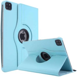 iPad Air 6/5/4 Hoes - Air Cover 11/10.9 Inch - Air 2025/2024/2022/2020 Hoes - Air 6/5/4 Case M2 en M3 - 360 Draaibaar - Roterend Hoesje - Lichtblauw