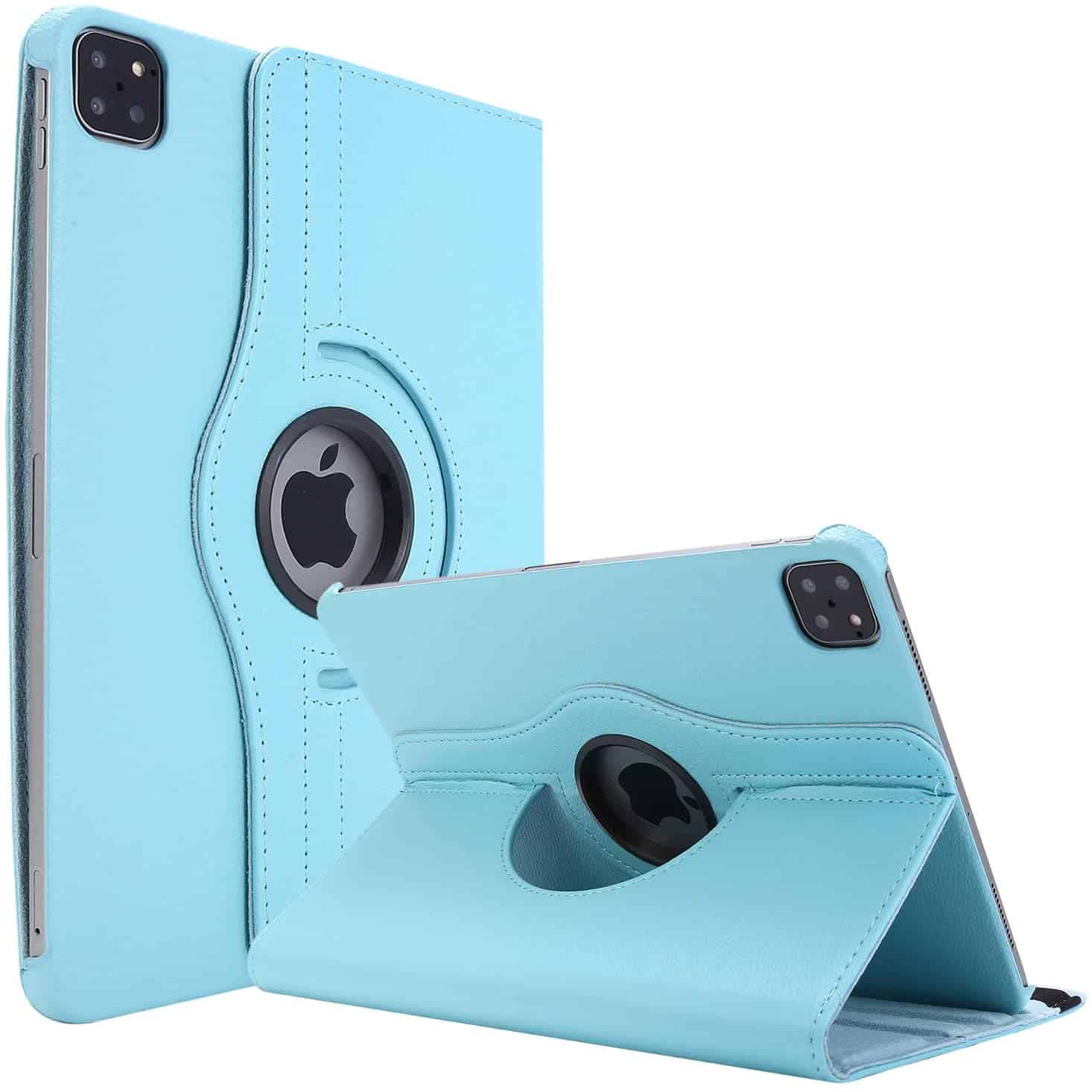 iPad Air 6/5/4 Hoes - Air Cover 11/10.9 Inch - Air 2025/2024/2022/2020 Hoes - Air 6/5/4 Case M2 en M3 - 360 Draaibaar - Roterend Hoesje - Lichtblauw Main Image
