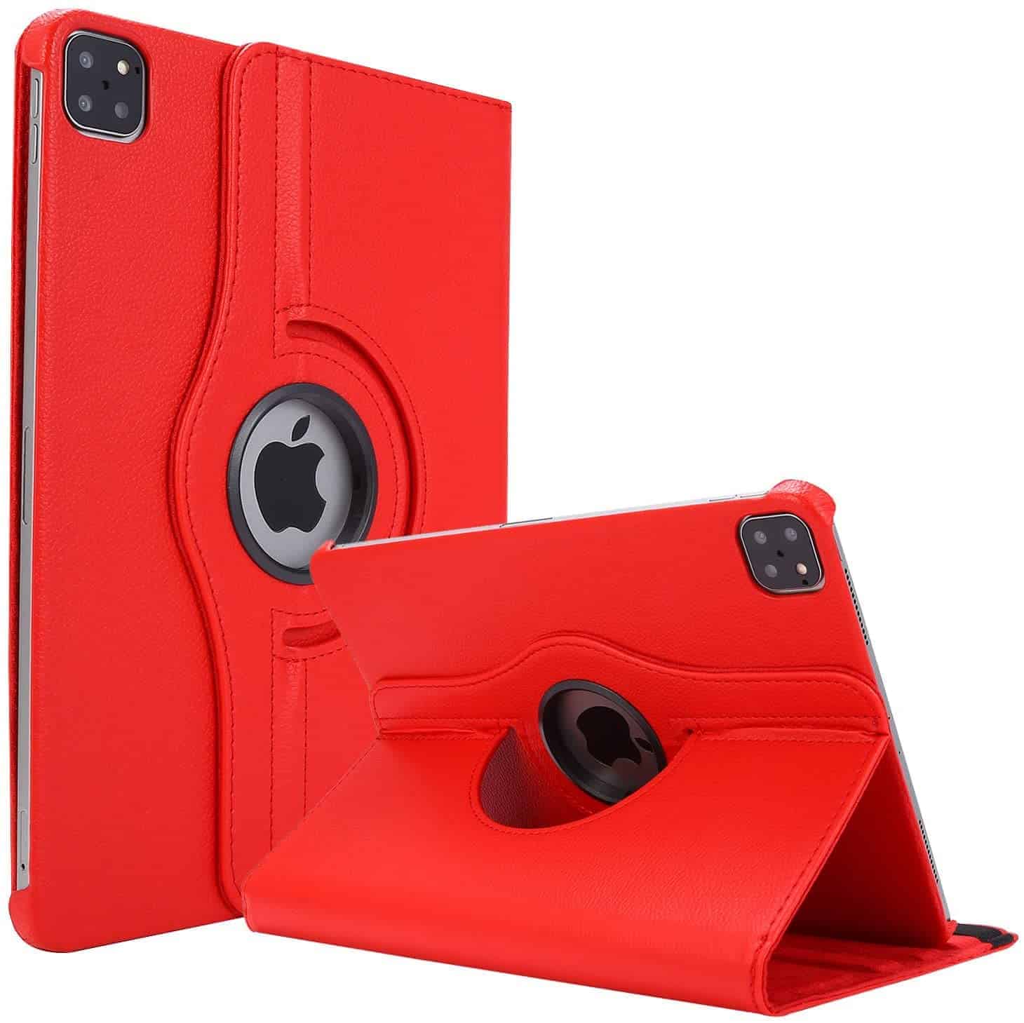 iPad Air 6/5/4 Hoes - Air Cover 11/10.9 Inch - Air 2025/2024/2022/2020 Hoes - Air 6/5/4 Case M2 en M3 - 360 Draaibaar - Roterend Hoesje - Rood Main Image