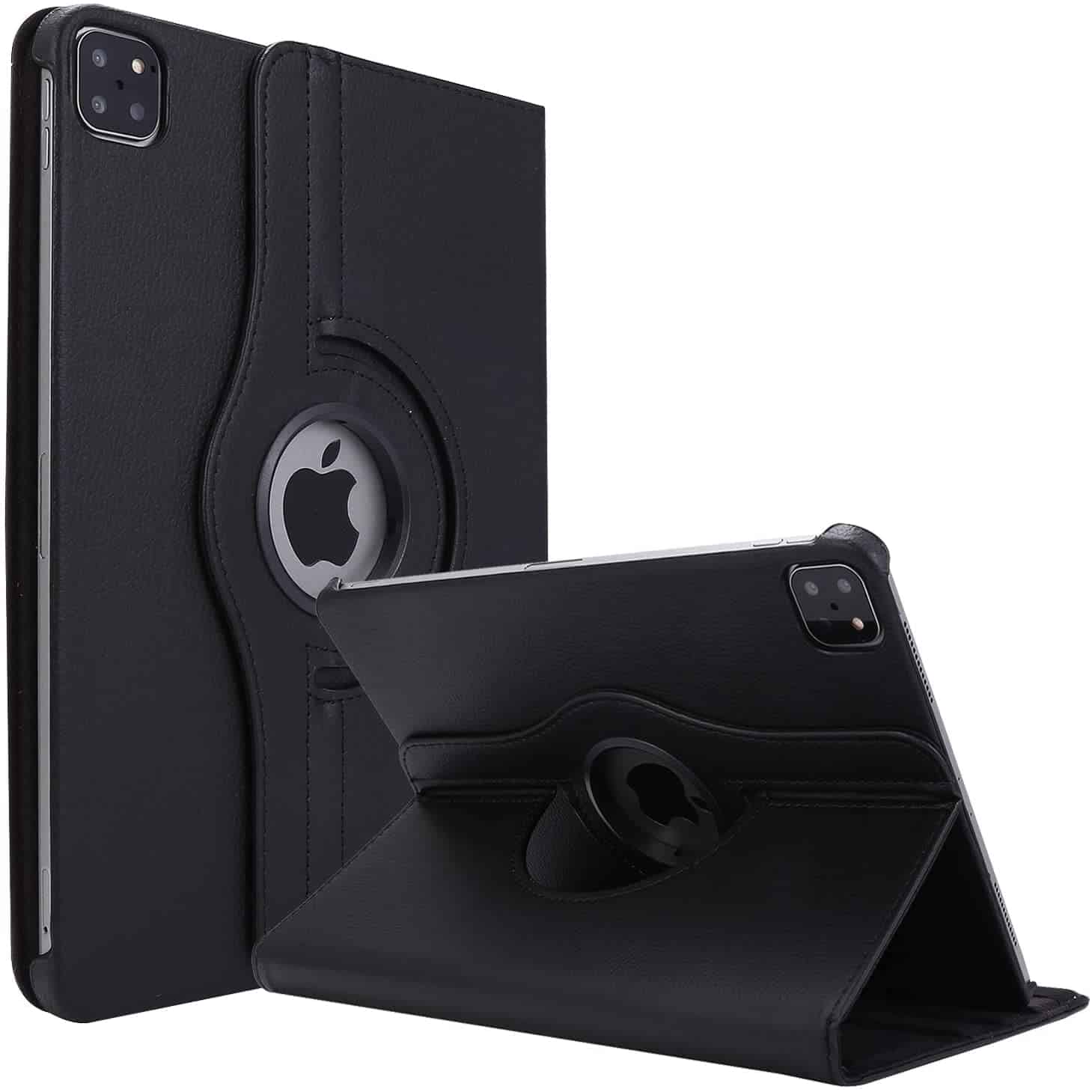 iPad Air 6/5/4 Hoes - Air Cover 11/10.9 Inch - Air 2025/2024/2022/2020 Hoes - Air 6/5/4 Case M2 en M3 - 360 Draaibaar - Roterend Hoesje - Zwart Main Image
