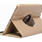 iPad 9/8/7 Hoes - 9e/8e/7e Generatie - 10.2 Inch - Case Cover Hoesje - Bookcase - 2021/2020/2019 - 360 Draaibaar - Roterend - Met Standaard - Goud - 3