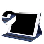 iPad 9/8/7 Hoes - 9e/8e/7e Generatie - iPad 10.2 Inch - Cover Hoesje - Bookcase - 2021/2020/2019 - 360 Draaibaar - Met Standaard - Donkerblauw - 5