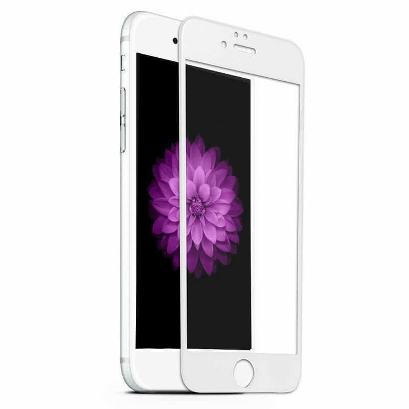 Fonu Fullcover Glas voor scherm iPhone SE (2022 / 2020) - 8 - 7 - Wit Main Image