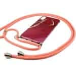 FONU Marmer Back Cover Met Koord iPhone 12 Pro Max - Rood - 1
