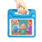 Solidenz EVA iPad Hoes voor kids - iPad 9 - iPad 8 - iPad 7 - 10.2 inch - Blauw - 4