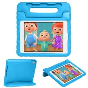 Solidenz EVA iPad Hoes voor kids - iPad 9 - iPad 8 - iPad 7 - 10.2 inch - Blauw