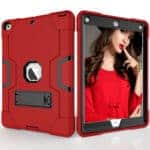 Shockproof Standcase Hoes iPad 2018 - iPad 2017 - 9.7 inch - Rood - 3