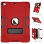 Shockproof Standcase Hoes iPad 2018 - iPad 2017 - 9.7 inch - Rood Main Image