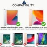 Shockproof Standcase Hoes iPad 7 - iPad 8 - iPad 9 - 10.2 inch - Lichtblauw - 4