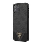 Guess Triangle Logo Back Cover iPhone 12 Pro en 12 - Grijs - 1