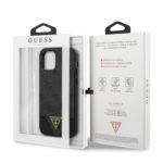 Guess Triangle Logo Back Cover iPhone 12 Pro en 12 - Grijs - 7