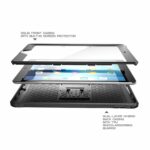 Supcase Full Cover Case Hoesje iPad 2018 - 2017 - Zwart - 4