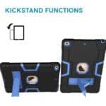Shockproof Standcase Hoes iPad 7 - iPad 8 - iPad 9 - 10.2 inch - Lichtblauw - 3