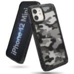Ringke Fusion X Design Backcase iPhone 12 Mini - Zwart Camo Main Image