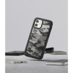 Ringke Fusion X Design Backcase iPhone 12 Mini - Zwart Camo - 5