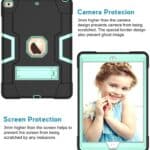 Shockproof Standcase Hoes iPad 7 - iPad 8 - iPad 9 - 10.2 inch - Groen - 1