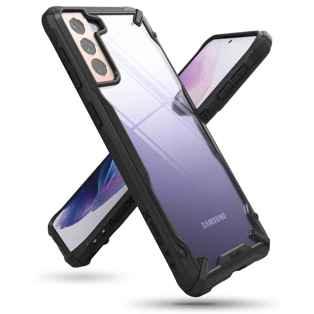 Ringke Fusion X Backcase Samsung Galaxy S21 Plus - Zwart Main Image