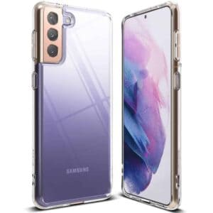 Ringke Fusion Achterkant Hoesje Samsung S21 Plus - Transparant