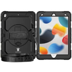 Turtle Shift Extreme Protection 360 Back Cover Tablethoes iPad 9 - 8 - 7 - 10.2 inch - Zwart - 1