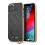 Guess Charms Backcase iPhone 12 & 12 Pro - Grijs Main Image