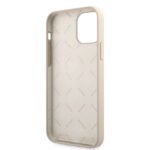 GUESS Silicone Vintage Telefooncover iPhone 12 Mini - Stone - 4
