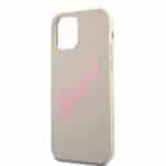 GUESS Silicone Vintage Telefooncover iPhone 12 Mini - Stone - 6