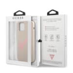 GUESS Silicone Vintage Telefooncover iPhone 12 Mini - Stone - 7