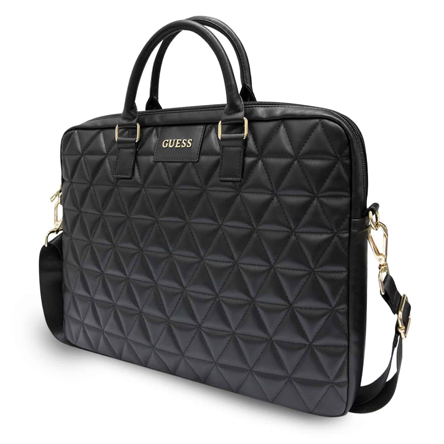 Guess Quilted Bag Geschikt voor Notebook 15" - Zwart Main Image