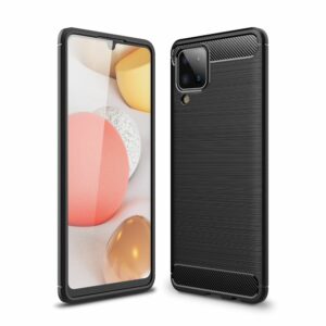 Fonu Rugged Armour Achterkantje Samsung A12 - Zwart