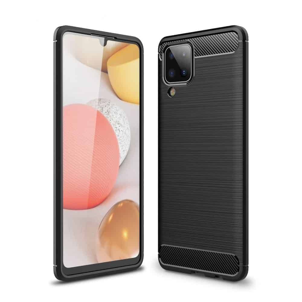Fonu Rugged Armour Achterkantje Samsung A12 - Zwart Main Image