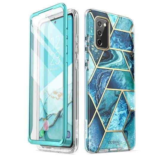 Cosmo 360 Back Cover met Screen Protector Samsung S20 FE Ocean Blue Main Image