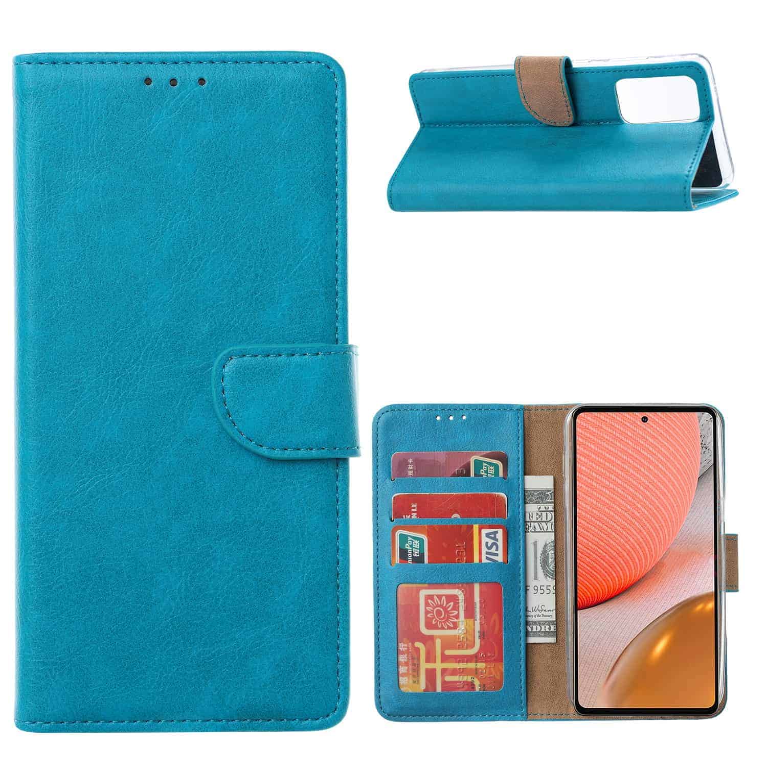 Fonu Booklet Samsung Galaxy A72 - Blauw Main Image