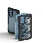 Ringke Fusion X hoesje Samsung A72 - Zwart Camo - 3
