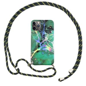 Fonu Marmeren Carry Case iPhone 11 Pro Max - Groen