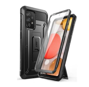 Supcase Volledig Beschermd Hoesje met Glasbeschermer A52s - A52 - Black