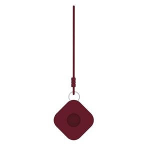 Anti-Kras Volledig TPU Bescherming Apple AirTag - Bordeaux