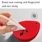 Apple AirTag Sleutelhanger Cover - 2 Stuks - Mint Groen - 3