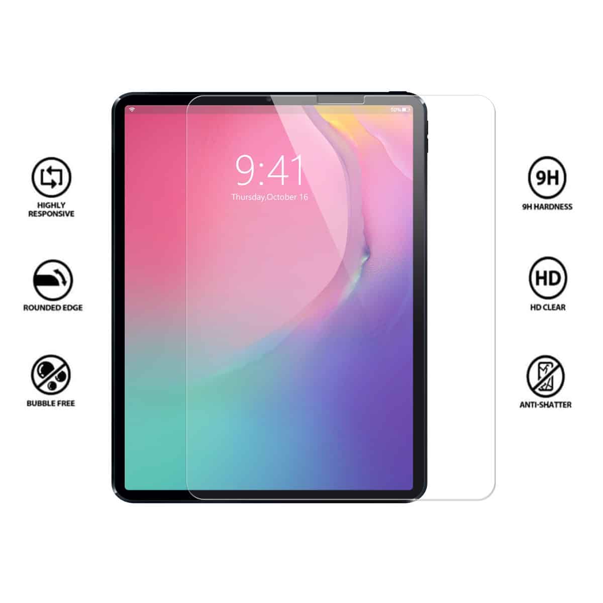 Solidenz Glass Screen protector iPad Pro 12.9'' - 2022 / 2021 / 2020 Main Image