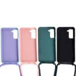 Soft Carry Case Met Dikke Koord Samsung Galaxy S21 Plus - Roze - 5