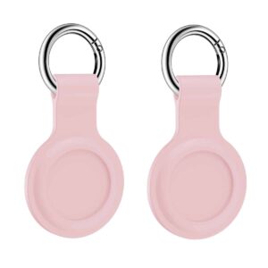 Shockproof TPU hoesje Apple AirTag - 2 Stuks - Roze