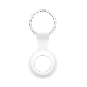 Siliconen Zachte Case Apple AirTag - Wit