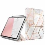 COSMO Bookcase Hoes iPad Pro 11 inch 2021 - Pencil houder - Marmer Wit Main Image