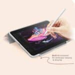 COSMO Bookcase Hoes iPad Pro 11 inch 2021 - Pencil houder - Marmer Wit - 3