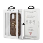 Guess Golden Logo Backcover iPhone 12 Pro - 12 - Brown - 7