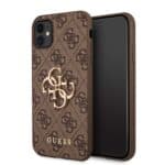 Guess Golden Logo Hoesje iPhone 11 - Brown Main Image