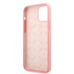 Guess Silicone White Peony iPhone 12 Pro - 12 Hoesje - Roze - 4