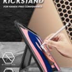 SUPCASE Full Cover Case Hoesje iPad Pro 12.9 inch - 2022 / 2021 - Pencil houder - Zwart - 1