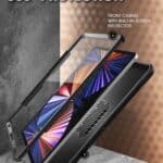 SUPCASE Full Cover Case Hoesje iPad Pro 12.9 inch - 2022 / 2021 - Pencil houder - Zwart - 2