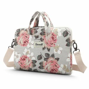 Canvaslife Universeel Laptoptas tot 14 inch - Bloemenprint Rozen